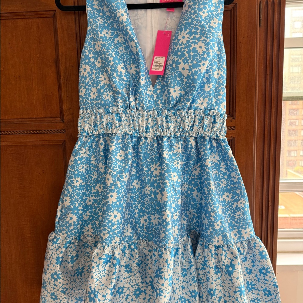 Blue Floral Dress
